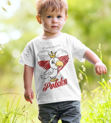 koszulka dziecięca W MOIM SERDUSZKU